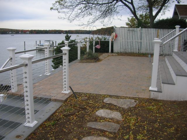 Patio with Deck on the water